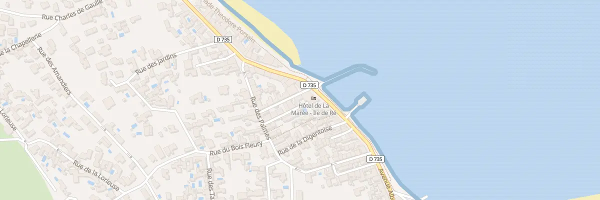 Plan du 25 Rue du Port à Rivedoux-Plage