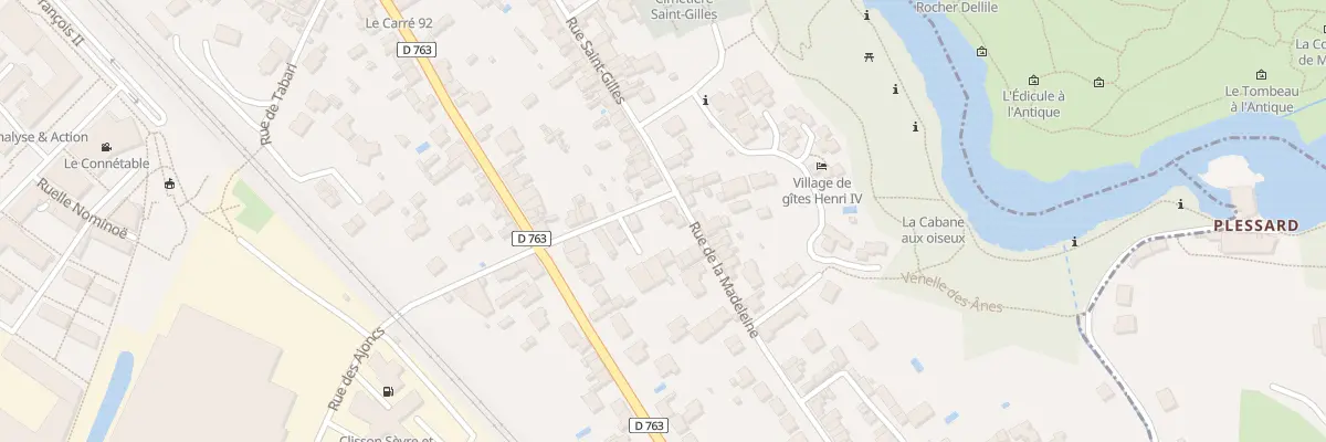 Plan du 33 Rue de la Madeleine à Clisson