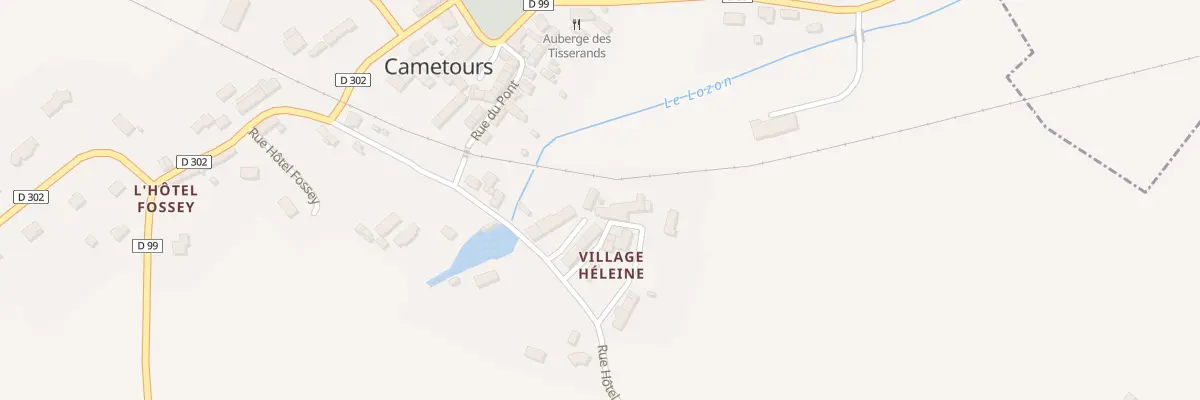 Plan du 9 Rue du Village Heleine à Cametours