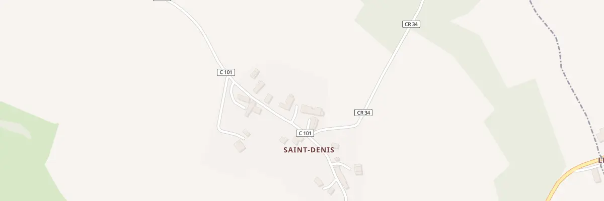 Plan du 5020 Saint-Denis à Montjoie-Saint-Martin