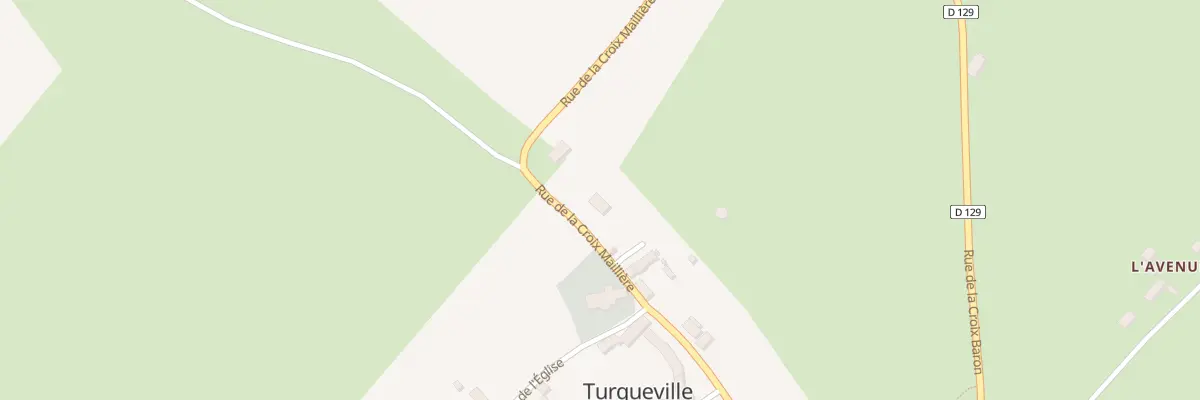 Plan du 2 Rue de la Croix Mailliere à Turqueville
