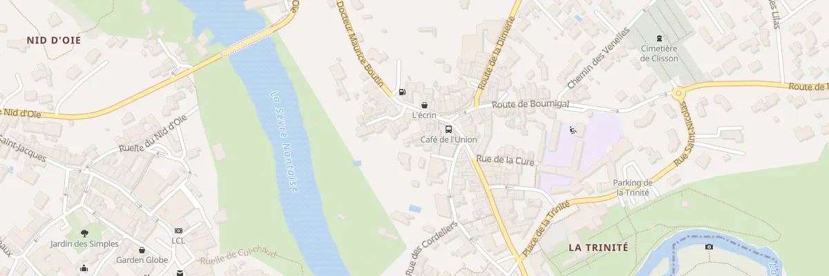 Plan du 9 Rue Docteur Boutin à Clisson