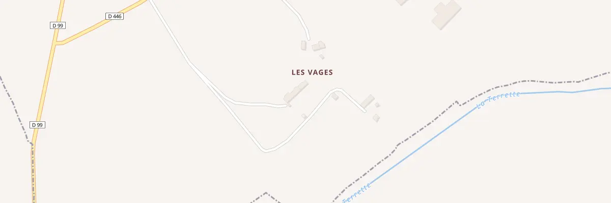 Plan du 7 Les Vages à Cametours