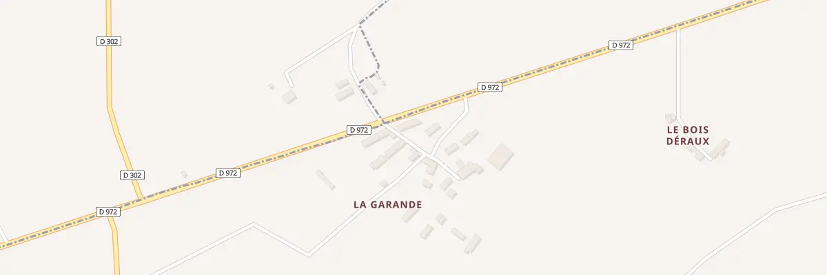 Plan du 17 La Garande à Cametours