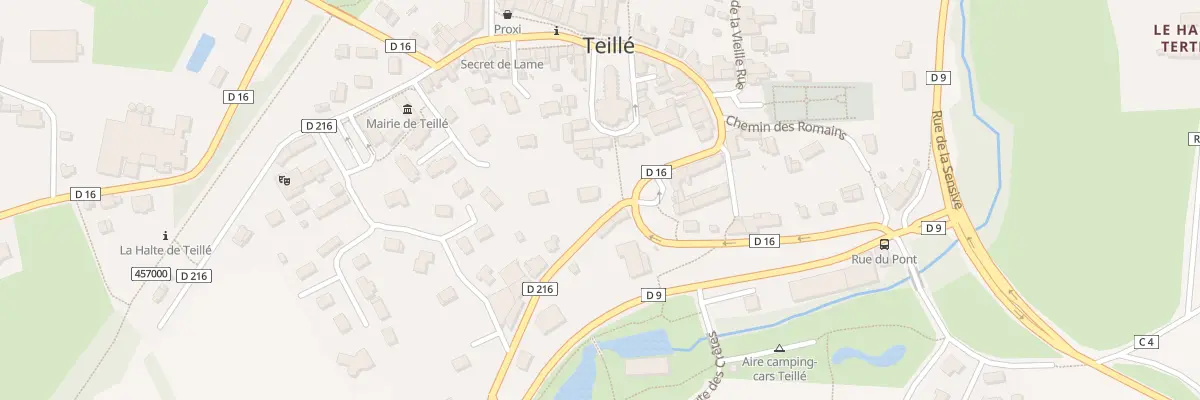 Plan du 42 Che du Calvaire à Teillé