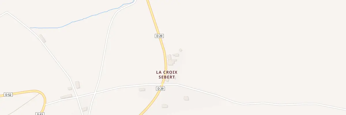 Plan du 6 La Croix Sebert à Cerisy-la-Salle