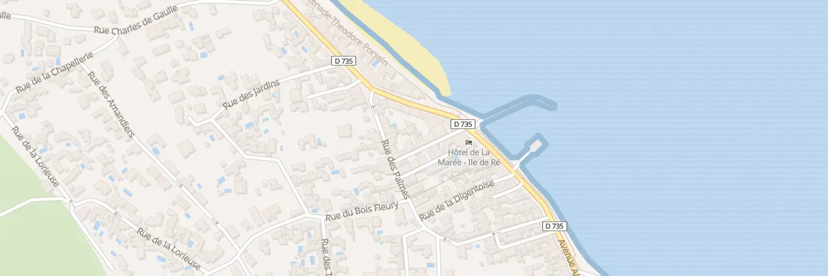 Plan du 64 Rue du Port à Rivedoux-Plage
