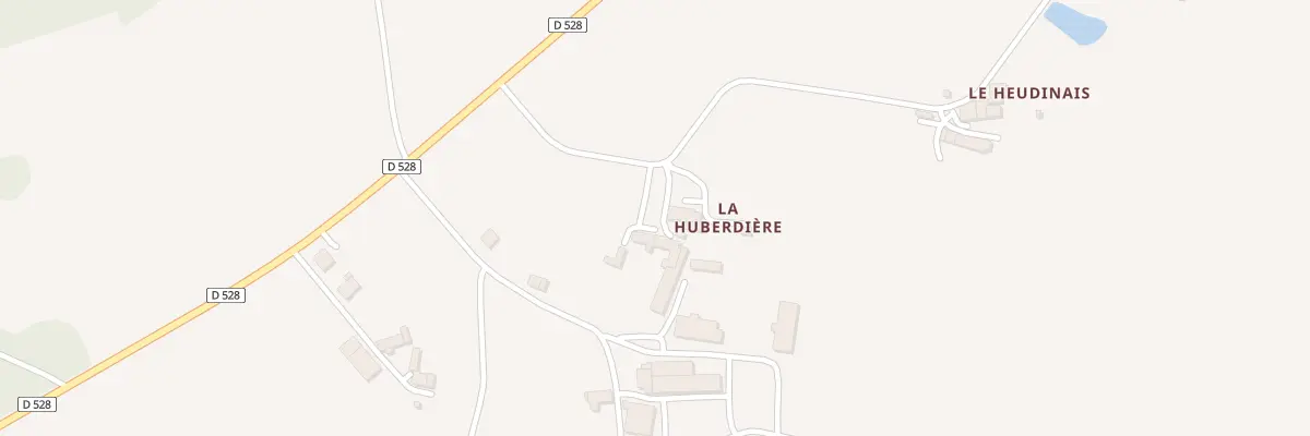 Plan du 2 La Huberdière à Val-d’Izé