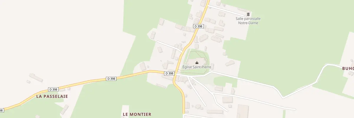 Plan du 30 Rue de l’Eglise à Hambye
