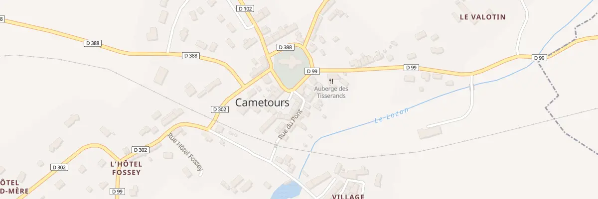 Plan du 2 Rue du Pont à Cametours