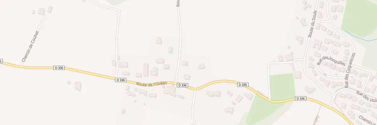 Plan du 34 Rte du Houna à Saint-Martin-de-Hinx