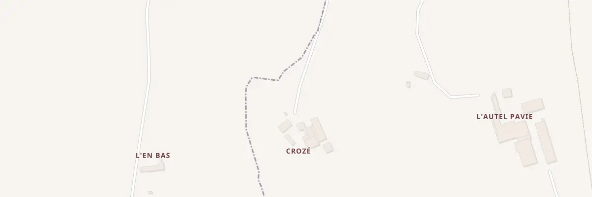 Plan du 5167 Crozé à Vergéal