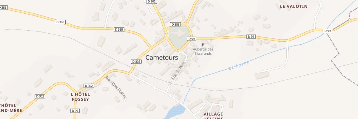 Plan du 6 Rue du Pont à Cametours