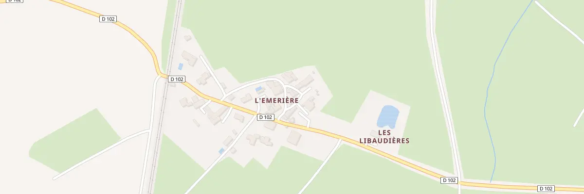 Plan du 196 L’Emeriere à Saint-Sigismond