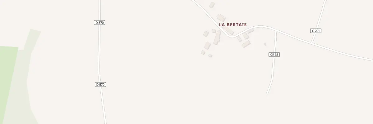 Plan du 5050 Le Bertais à Montjoie-Saint-Martin