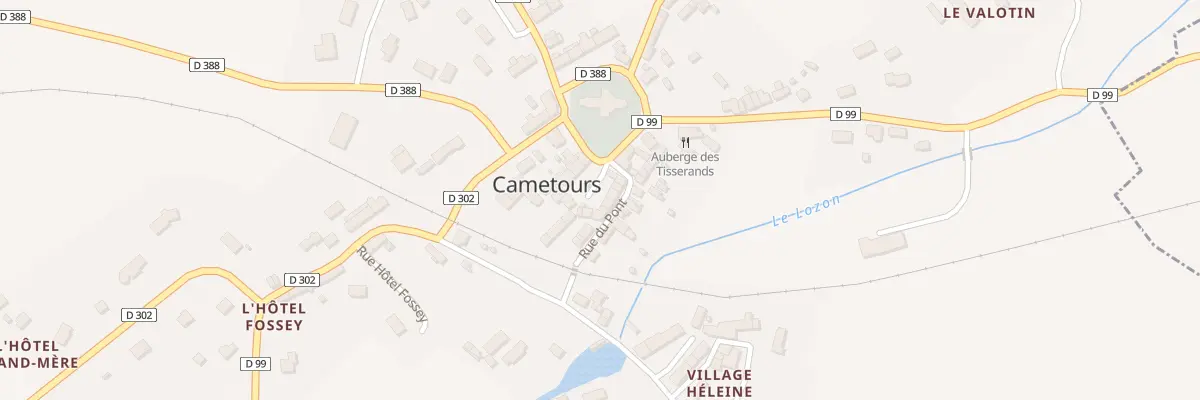 Plan du 8 Rue du Pont à Cametours