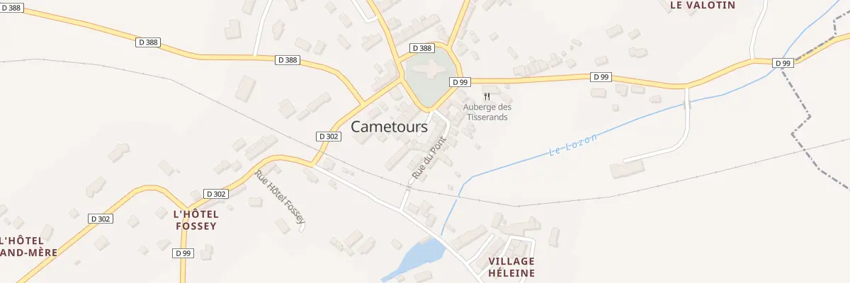Plan du 10 Rue du Pont à Cametours
