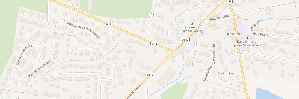Plan du 1A Rue de Saint-Sauveur à Romagné