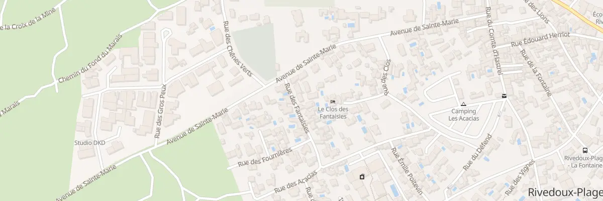 Plan du 266 Rue des Fantaisies à Rivedoux-Plage