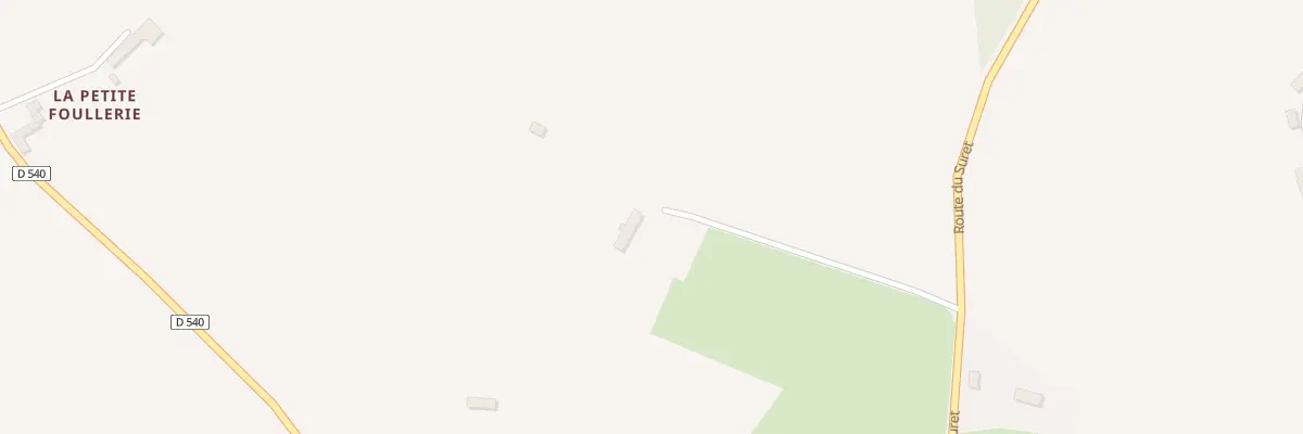 Plan du 3 Rte du Suret à Hambye
