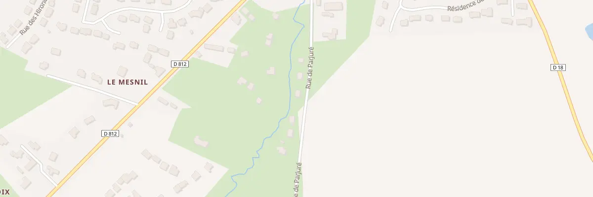 Plan du 5422 Moulin de Grenouillet à Romagné