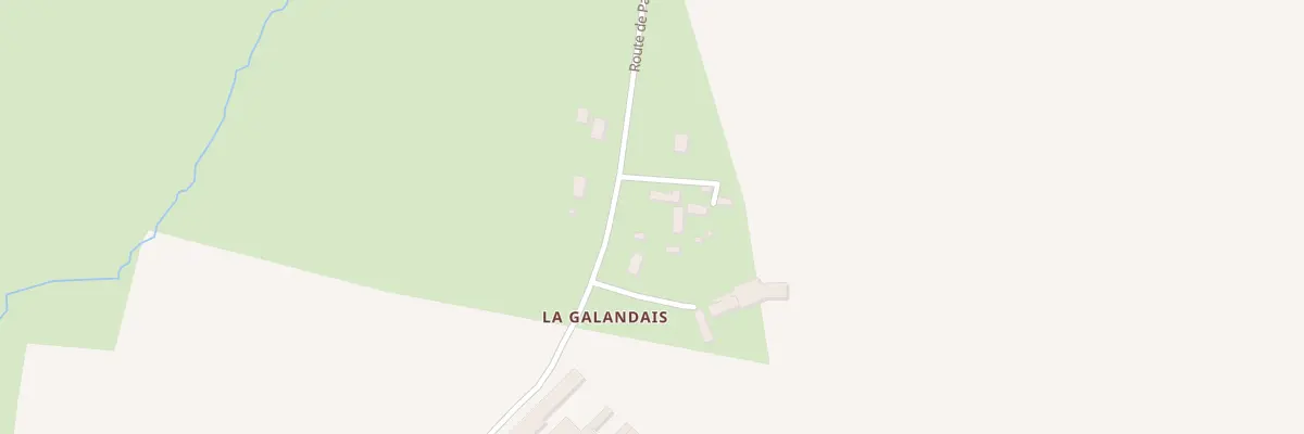 Plan du 5 La Galandais à Romagné