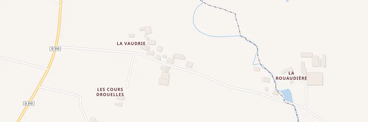 Plan du 5073 La Vaudrie à Visseiche