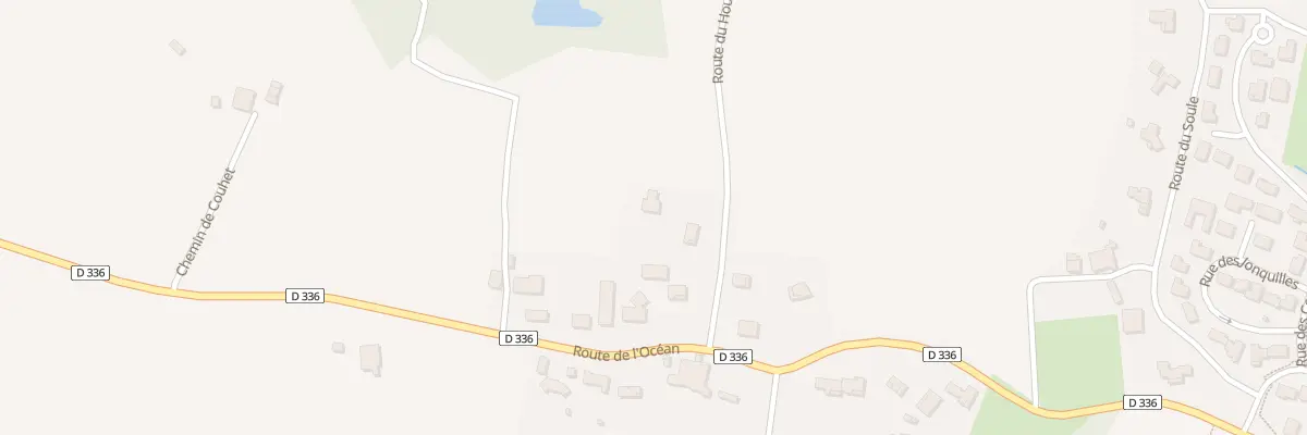 Plan du 105 Rte du Houna à Saint-Martin-de-Hinx