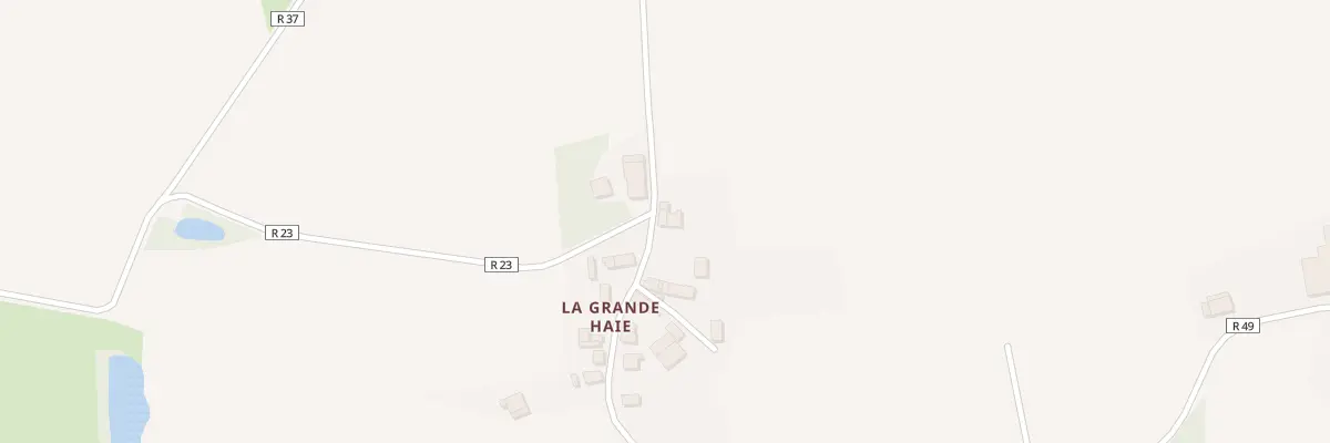 Plan du 1 La Grande Haie à Grand-Auverné