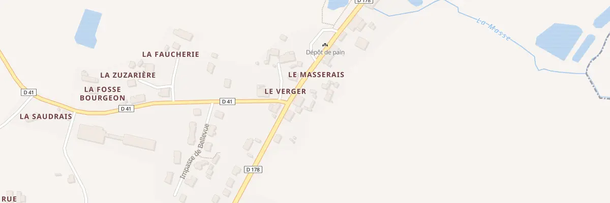 Plan du 17 Rue du Masse à Forges-la-Forêt