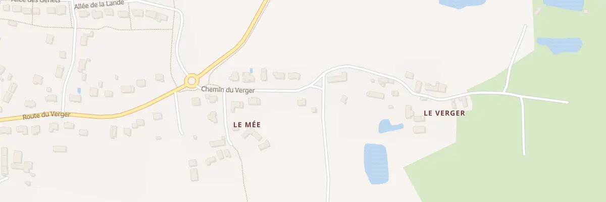 Plan du 10 Chemin du Verger à Landavran