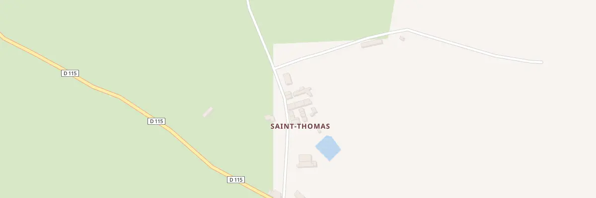 Plan du 5004 St Thomas - Beuzeville Pl à Sainte-Mère-Église