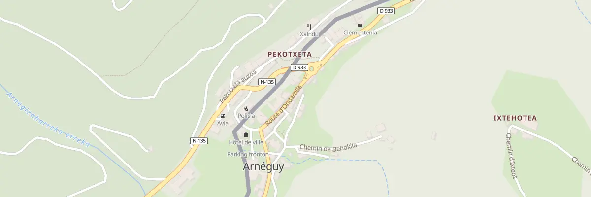 Plan du 5035 Village d’Arnéguy à Arnéguy