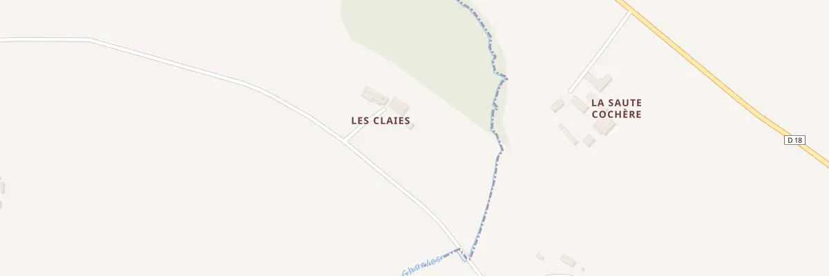 Plan du 1 Les Claies à Rives-du-Couesnon