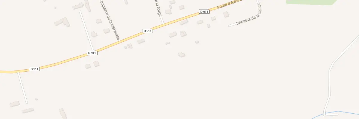 Plan du 1451 Rte d’Avranches - Tirepied à Tirepied-sur-Sée