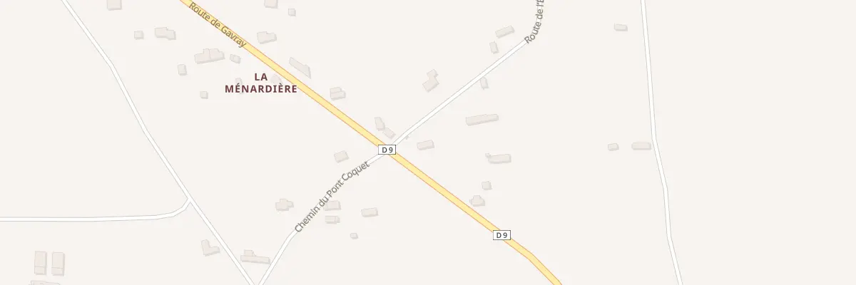 Plan du 5116 La Menardiere à Montaigu-les-Bois