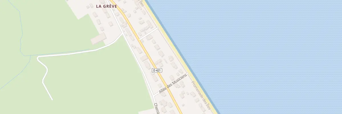 Plan du 12 Prom des Iles à Quinéville
