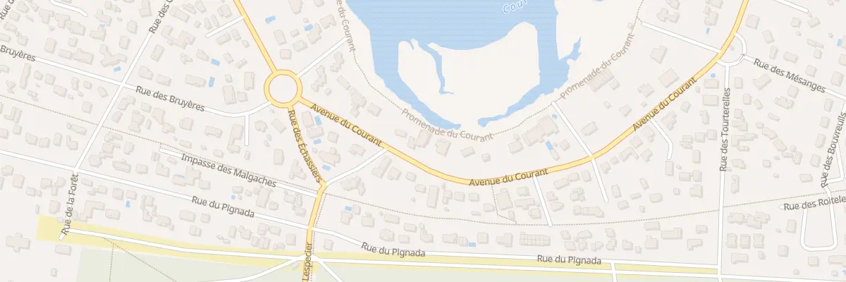 Plan du 49 Av du Courant à Mimizan