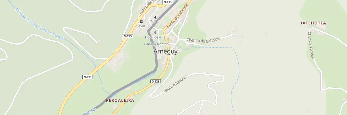 Plan du 5142 Village d’Arnéguy à Arnéguy