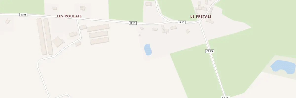 Plan du 241 Les Roulais à Riaillé
