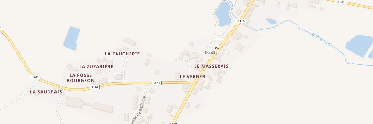 Plan du 1B Le Verger à Forges-la-Forêt