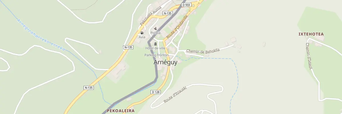 Plan du 5044 Village d’Arnéguy à Arnéguy