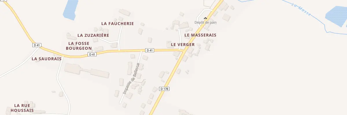 Plan du 2 Rue des Fevres à Forges-la-Forêt