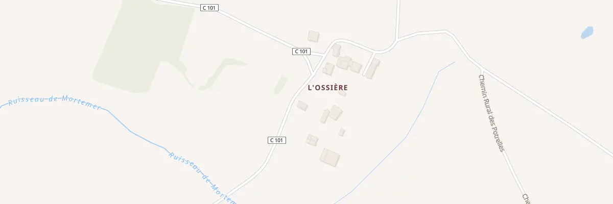 Plan du 5224 L’Ossiere Boulogne à Essarts-en-Bocage