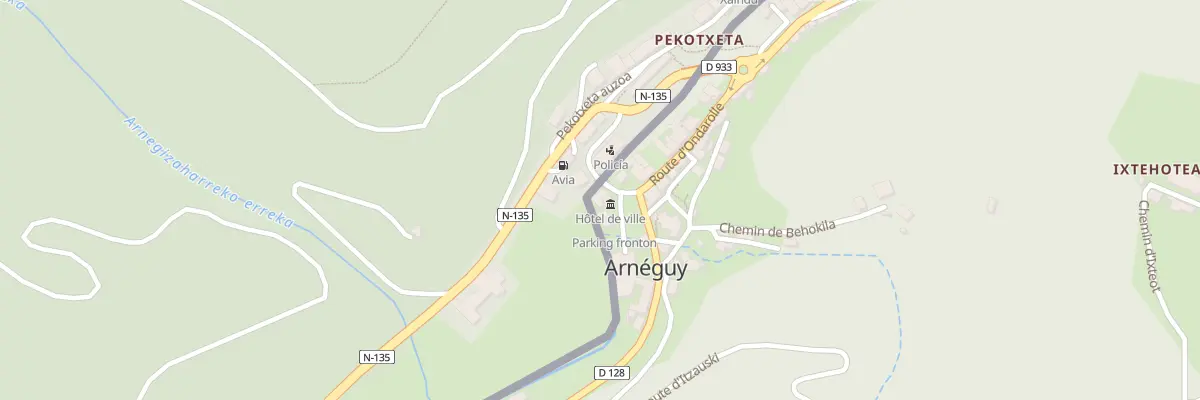 Plan du 5001 Village d’Arnéguy à Arnéguy