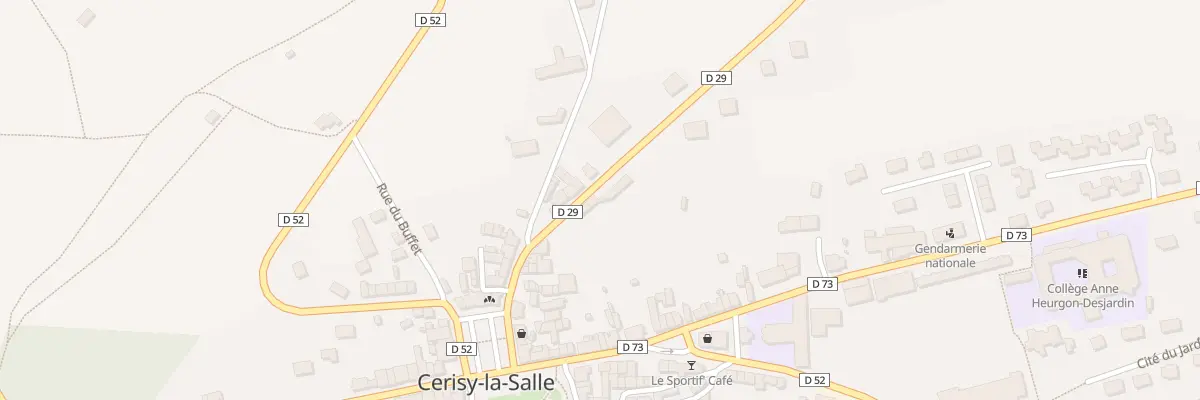 Plan du 14 Rue Saint Pierre à Cerisy-la-Salle