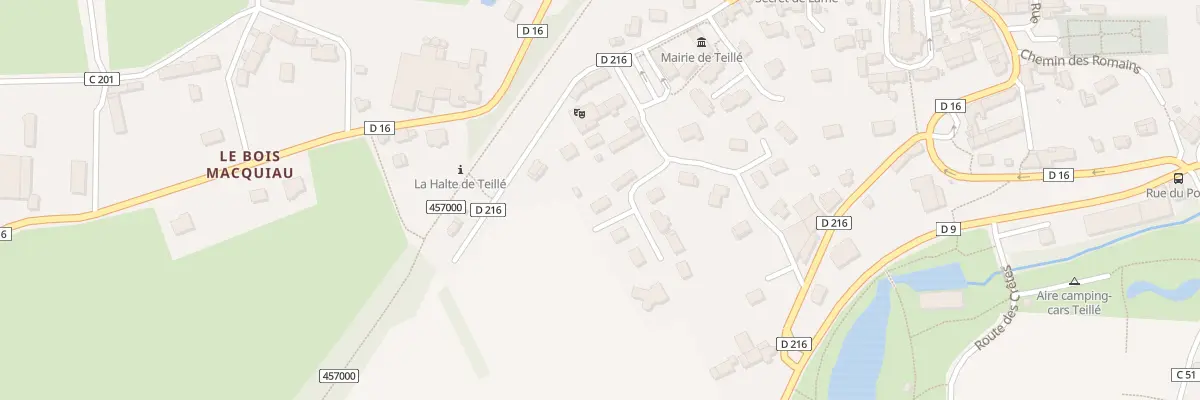 Plan du 62 Imp des Églantines à Teillé