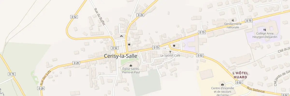 Plan du 9 Rue des Ecoles à Cerisy-la-Salle