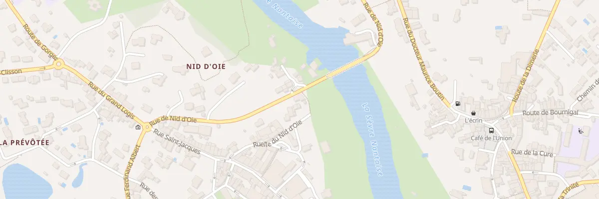 Plan du 1 Rte de Nid d’Oie à Clisson
