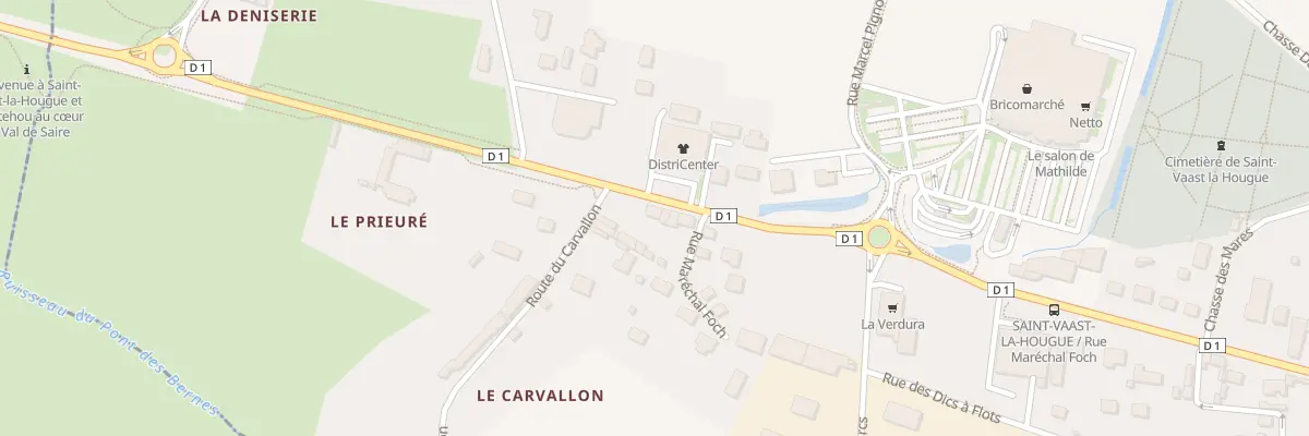 Plan du 193 Rue Marechal Foch à Saint-Vaast-la-Hougue